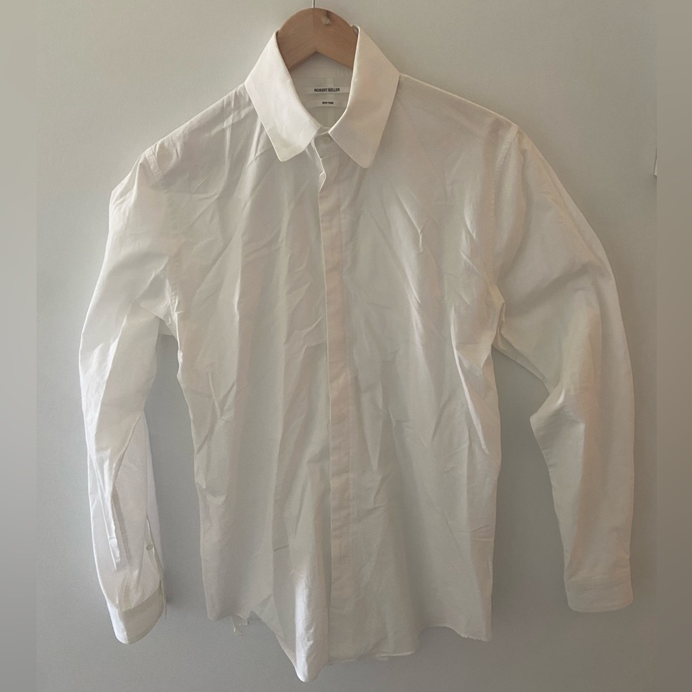 Robert Geller Designer Dress Shirt - Medium